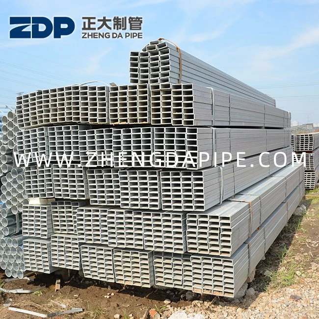 Pibell hirsgwar ASTM A500 Cyn Galfanedig