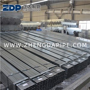 20X20 200X200 Pibell Hirsgwar Cyn Galfanedig