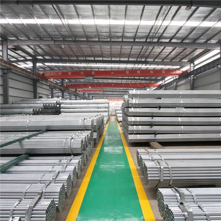 Pibell sgaffald galfanedig 48.3 * 3.2 * 6000mm