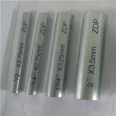 BS 1387 Pibellau Dur Galfanedig DN20 -DN200